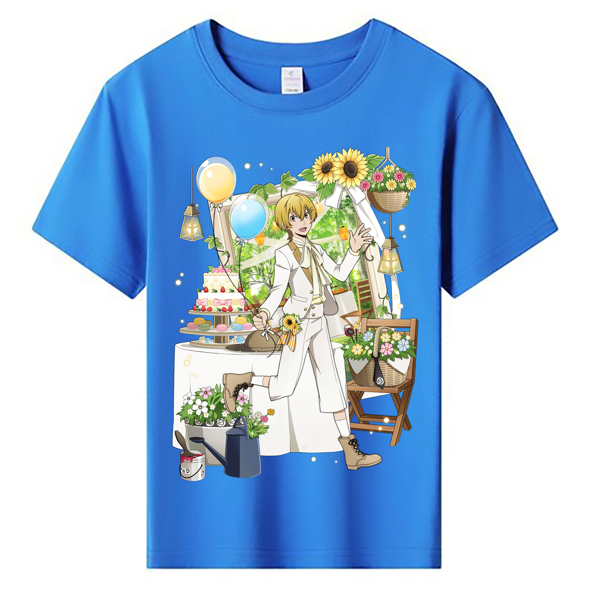 （画像用） 文豪ストレイドッグス Bungo Stray Dogs 綿100％キッズTシャツ（フロントプリント）